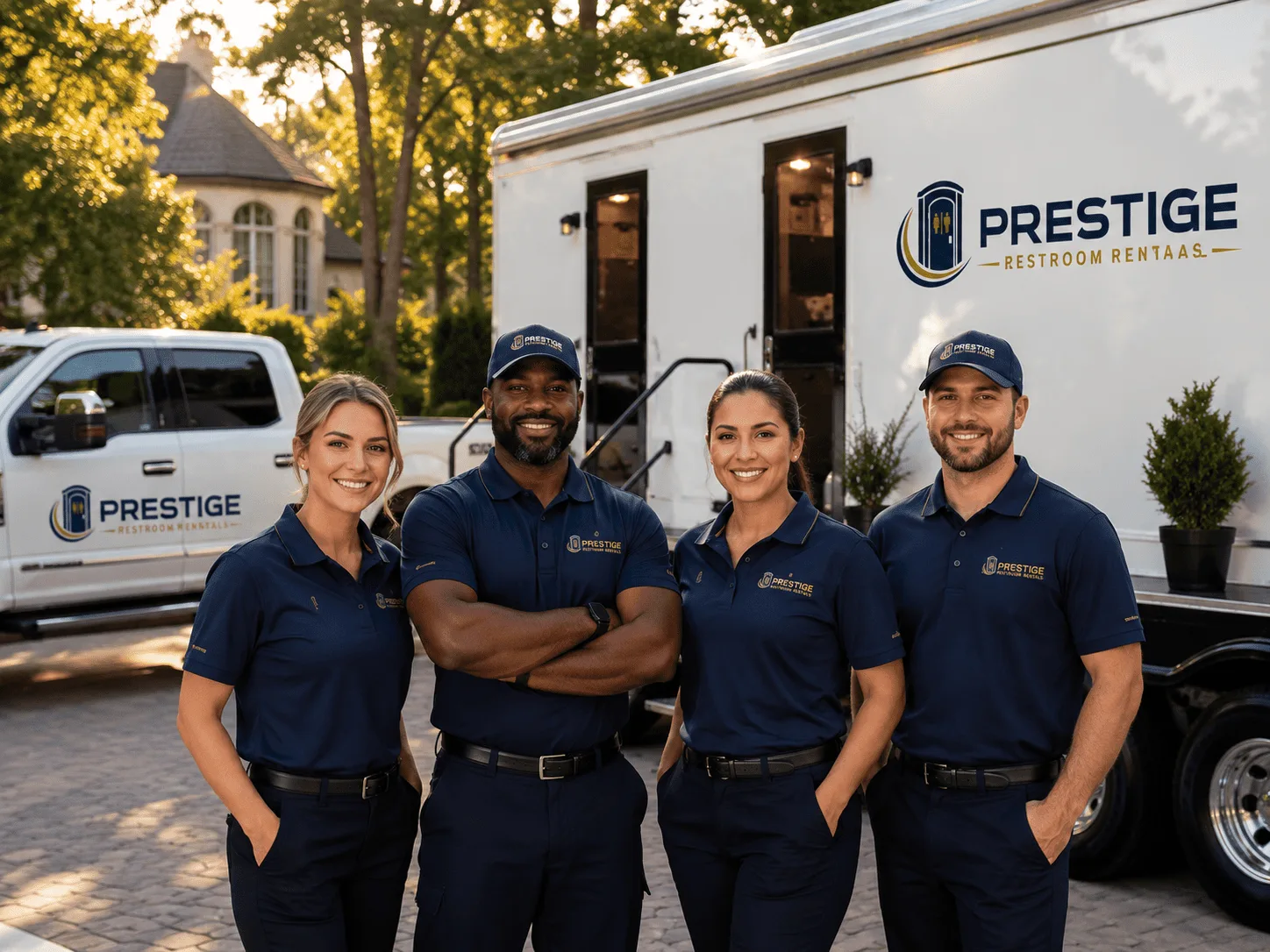 Trusted Luxury Portable Restrooms company in Preemption, IL